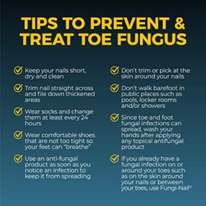 Fungi-Nail Anti-Fungal Liquid Solution, Kills Fungus That Can Lead to Nail & Athlete's Foot with Tolnaftate & Clinically Proven to Cure and Prevent Fungal Infections 1 Fl Oz (Pack of 1)