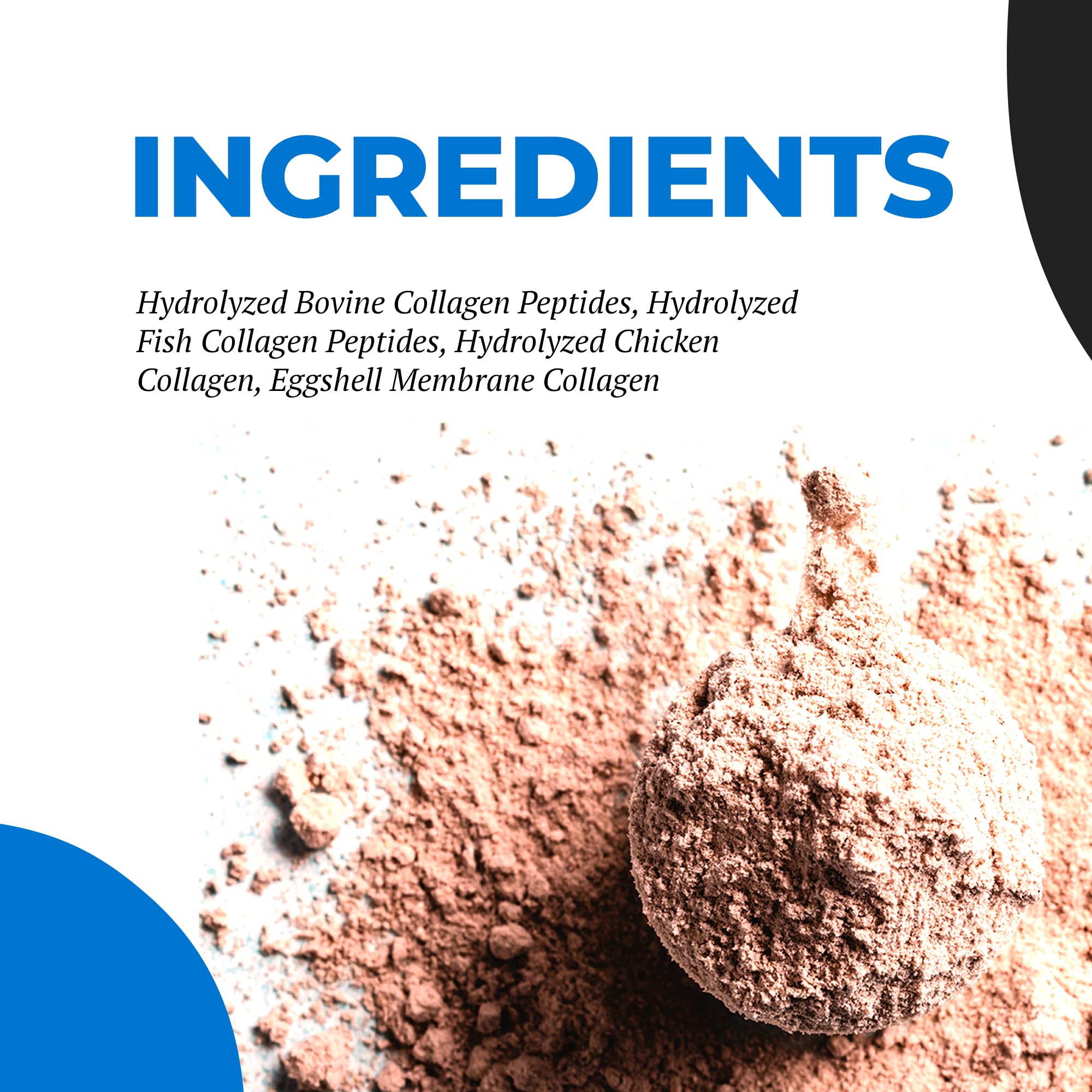 Collagen Peptides Powder 8 Oz Protein Infused Supplement, Collagen Supplements for Skin Hair and Nails - Collagen Peptides Sourced From Grass Fed Cows and Cage Free Chicken