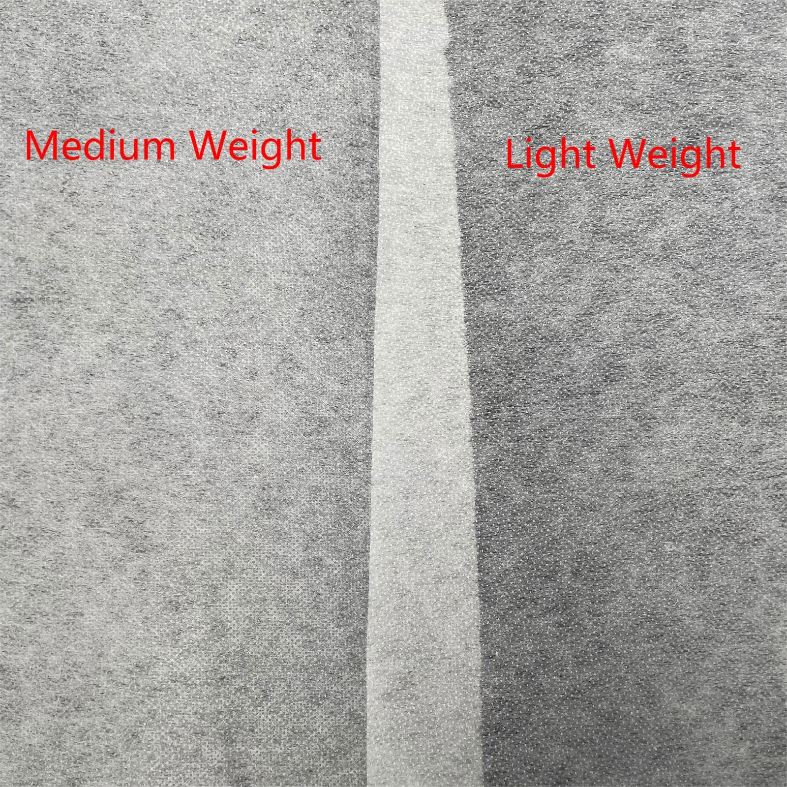 PLANTIONAL Lightweight White Iron-On Non-Woven Fusible Interfacing: 11.6" x 30yd Lightweight Non-Woven Interfacing Iron On Polyester Single-Sided Interfacing for DIY Crafts Supplies