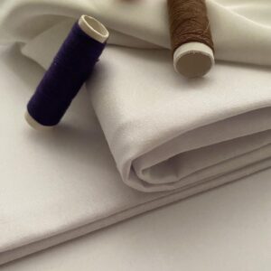 MAROBEE Woven Cotton Iron On Fusible Interfacing for Sewing Projects - 44 Inch x 2 Yards - Soft Feel (SF) Medium Weight Interfacing for Plackets Yokes Blouses & Embroidery