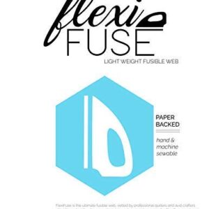 10 Sheets (8" x 10.5") - FlexiFuse Lightweight Fusible Web for Applique