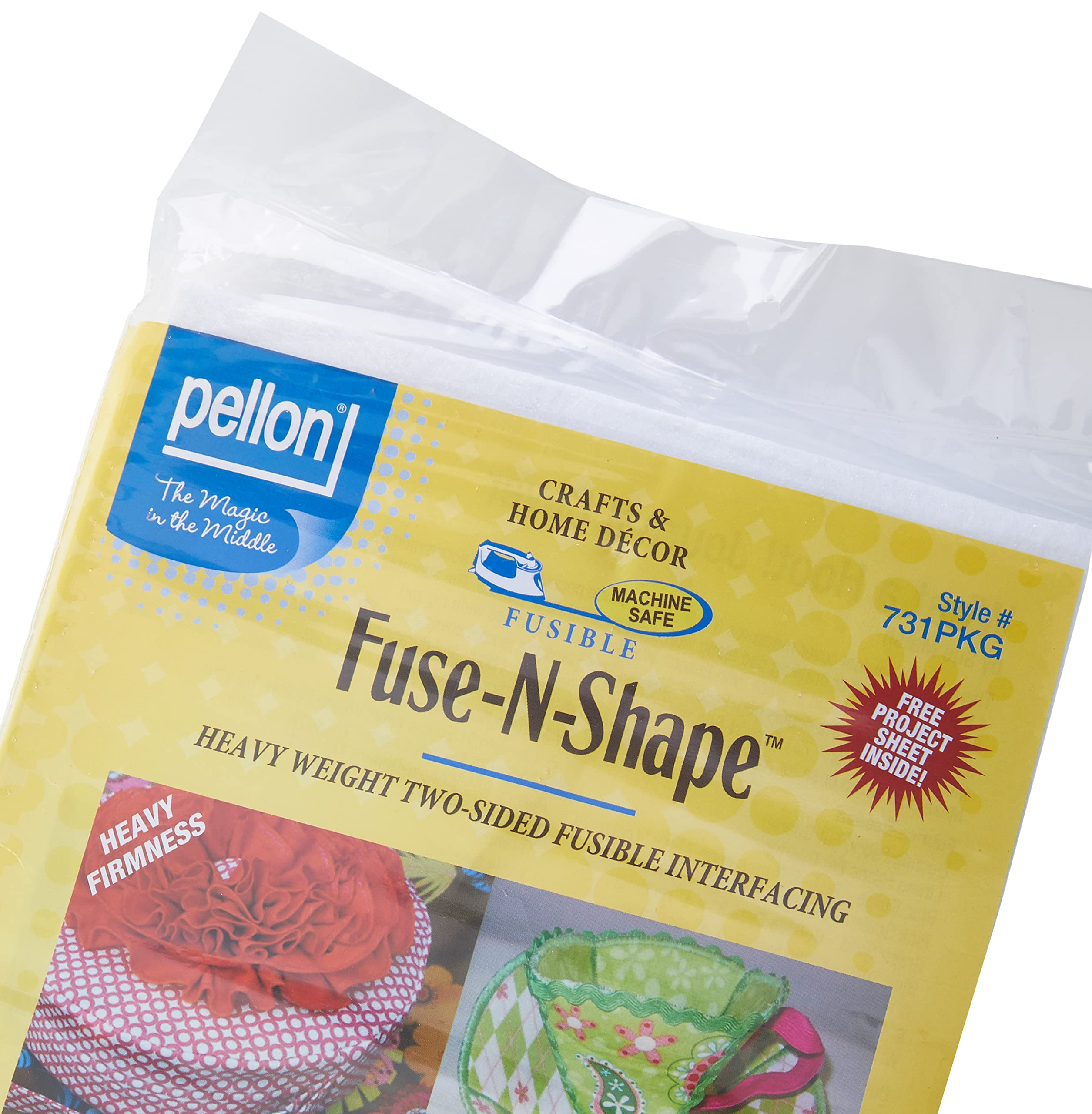 Pellon 731 Fuse-N-Shape Heavyweight Stabilizer 15" x 36" Package