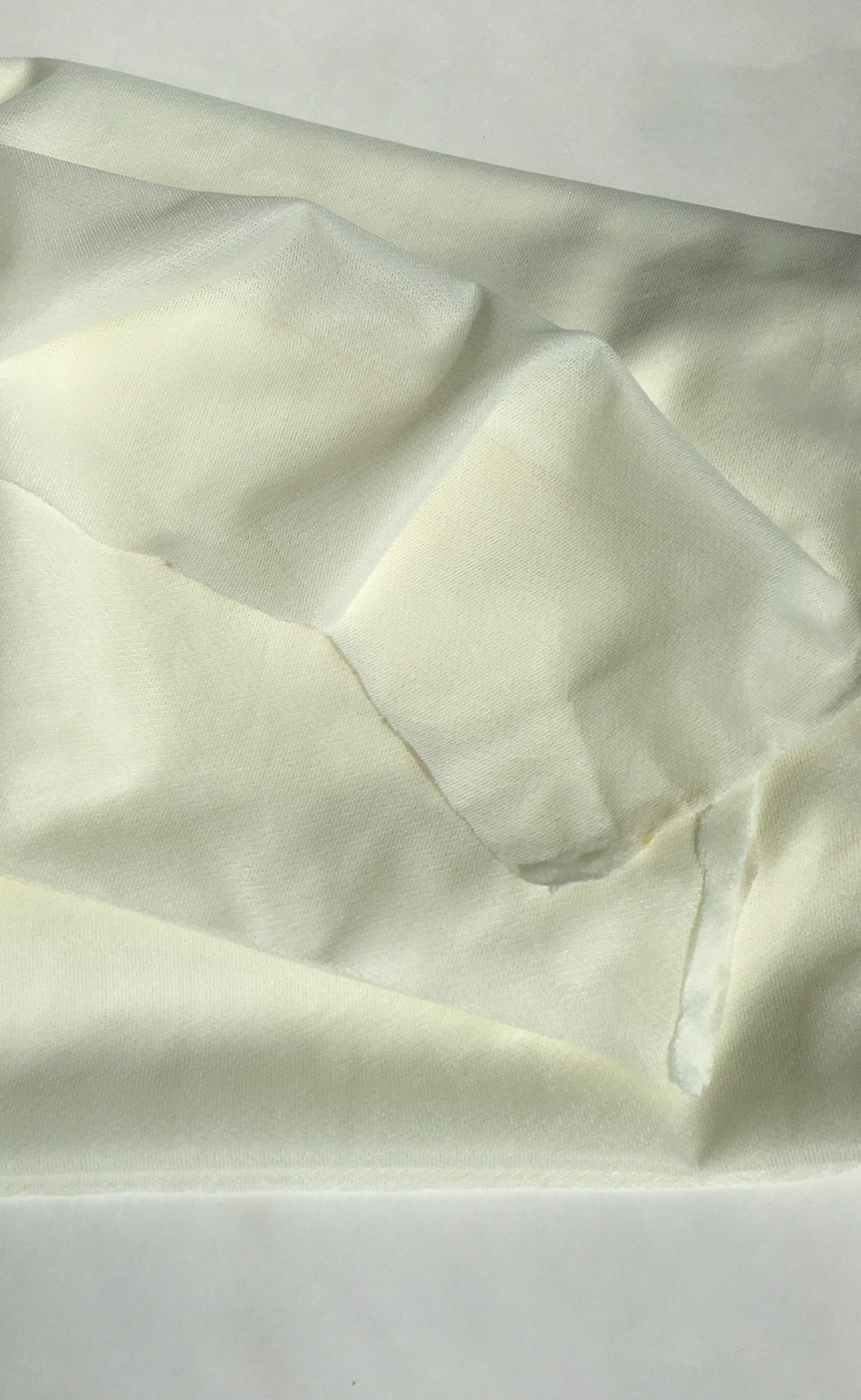 Off White French Woven Tricot Interfacing -Fusible -Light Weight, 3 Yards x 58" - fusiknit