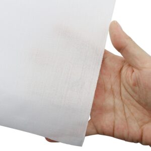 XGNG White T-Shirt Blouses Dress Collars DIY Craft Supplies Woven Cotton Iron-On Fusible Interfacing