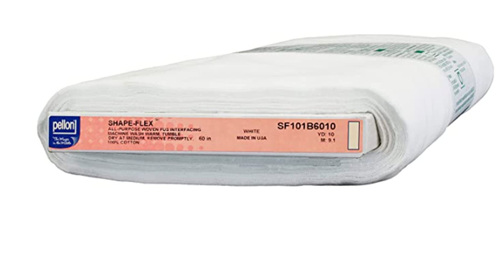 Pellon Shape-Flex 60in x 10yd, White Fusible