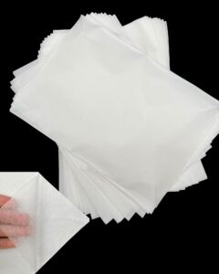 plantional medium weight fusible bonding web: 20 sheets (8" x 12") fusible webbing for fabric applique diy crafts supplies