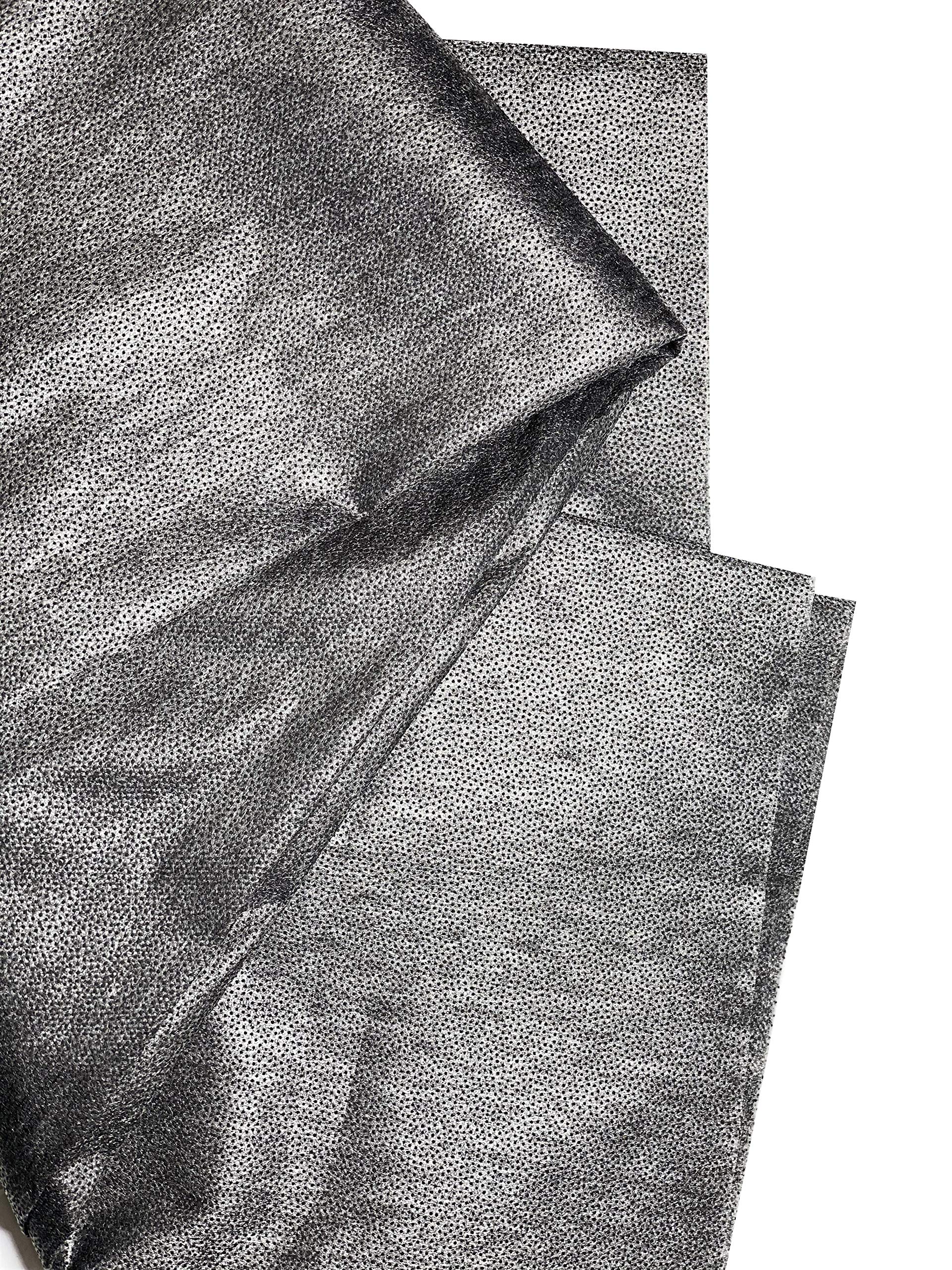 Gray/Charcoal Fusing UF363 Midweight Interfacing (36"X 60"). Nonwoven