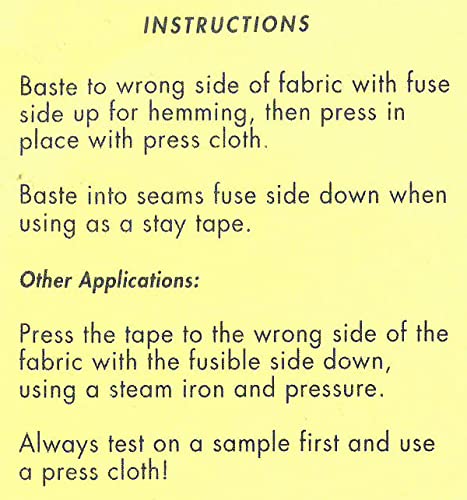 White - 1/2" Fusible SS1 Knit Stay Tape - More Than Extremely Fine 0.5" X 25 Yards SewkeysE Knit Swim Suit Interfacing Sold by The 25 Yard Roll (SSI.5-WH) M494.17