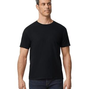 Gildan Adult Softstyle Cotton T-Shirt, Style G64000, Multipack, Black (2-Pack), 2X-Large