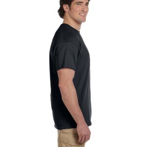 Fruit Of The Loom Men's Heavy Cotton T-Shirt, Black, Large