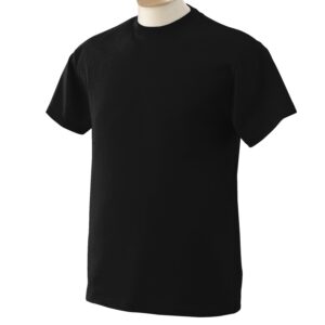 Fruit Of The Loom Men's Heavy Cotton T-Shirt, Black, Large