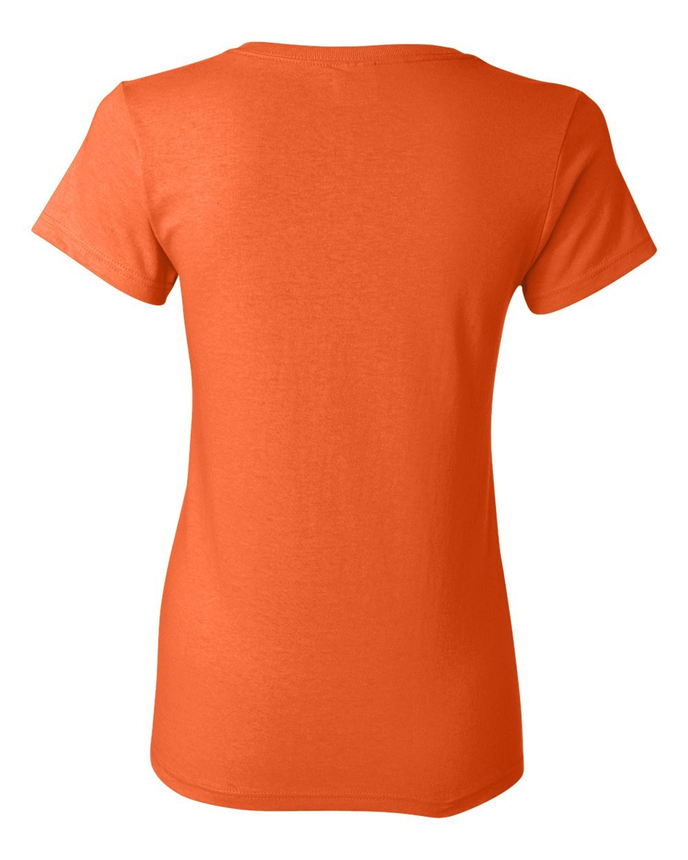 Gildan Women's Heavy Taped Neck Comfort Jersey T-Shirt, Orange, X-Large