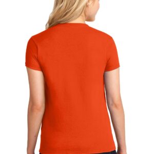 Gildan Women's Heavy Taped Neck Comfort Jersey T-Shirt, Orange, X-Large