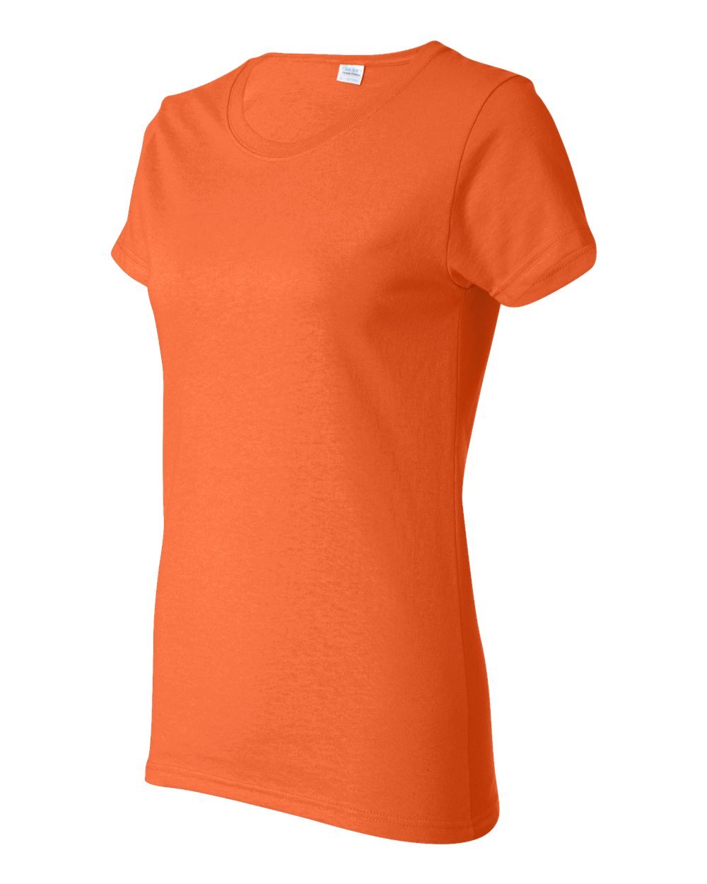 Gildan Women's Heavy Taped Neck Comfort Jersey T-Shirt, Orange, X-Large