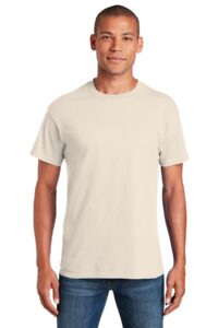 gildan 5.4 oz cotton t-shirt (5000) tee x-large natural