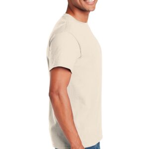 Gildan 5.4 oz Cotton T-shirt (5000) Tee X-Large Natural