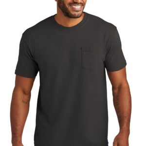 Comfort Colors Men's Adult Short Sleeve Pocket Tee, Style 6030 (X-Large, Pepper)