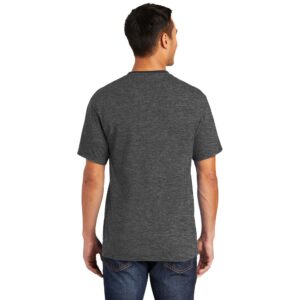 Port & Company Tall Core Blend Tee Dark Heather Grey