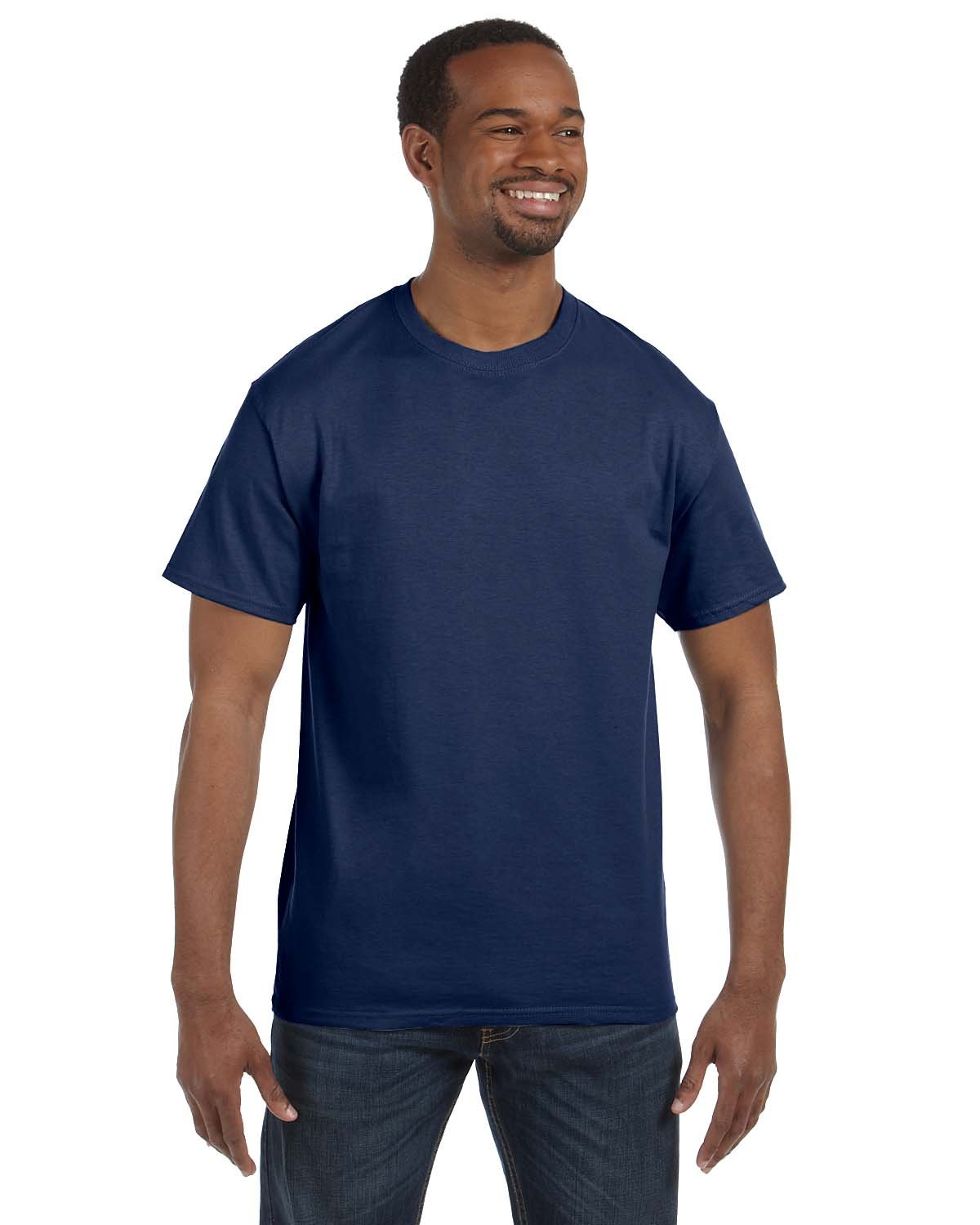 Jerzees Dri-Power Mens Active Pocket T-Shirt X-Large J Navy