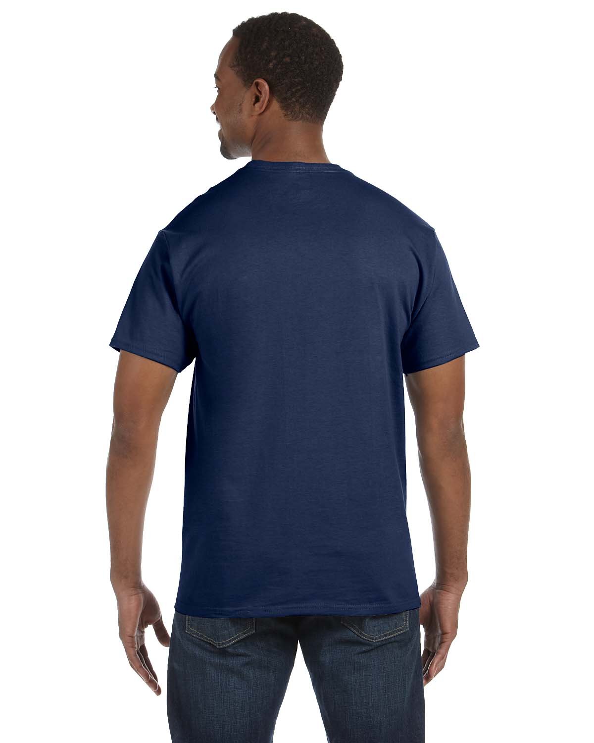 Jerzees Dri-Power Mens Active Pocket T-Shirt X-Large J Navy