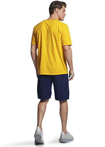 Russell Athletic mens Cotton Performance Short Sleeve T-shirt T Shirt, Gold, Small US