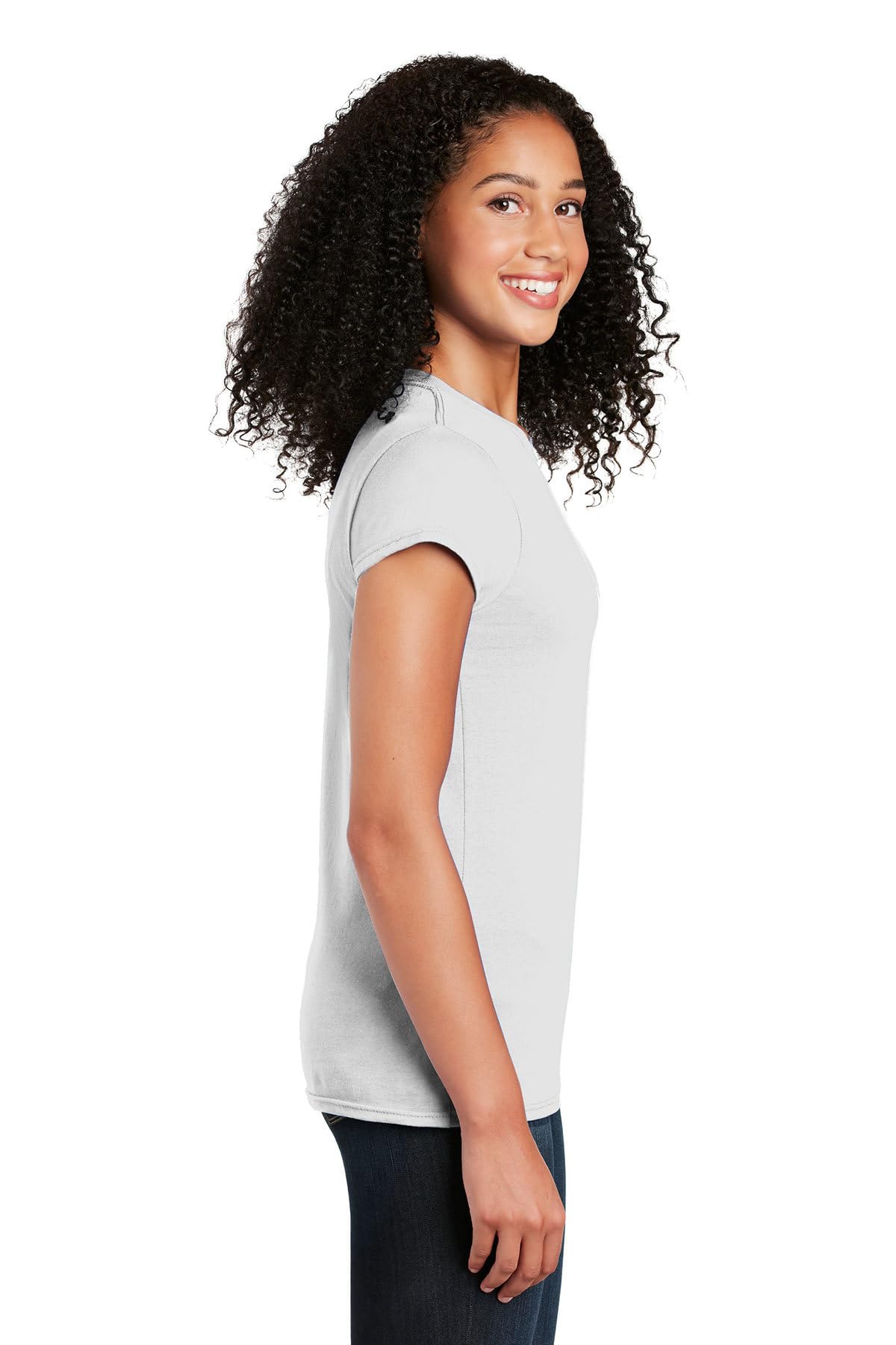 Gildan Ladies Soft Style Short Sleeve T-Shirt (S) (White)