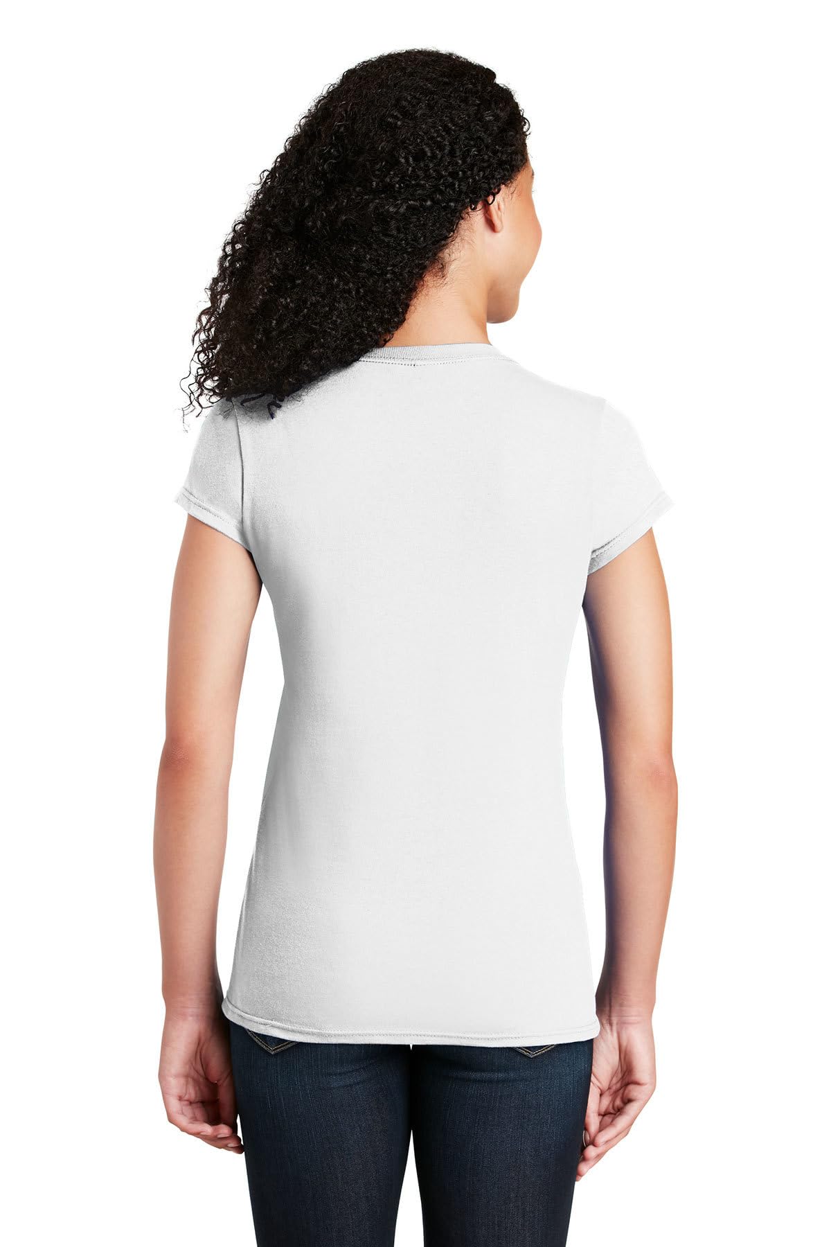 Gildan Ladies Soft Style Short Sleeve T-Shirt (S) (White)