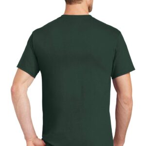 Hanes 6.1 oz. Tagless ComfortSoft Pocket T-Shirt, XL, DEEP FOREST