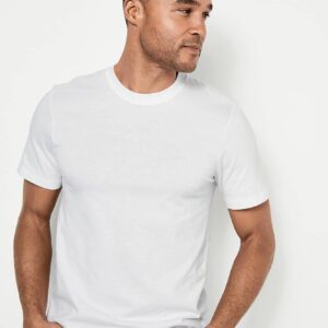 Jockey Men's Undershirt Classic Crew Neck - 3 Pack, White, M