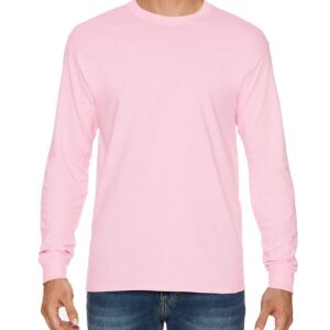 Gildan Adult Heavy Cotton 5.3 oz. Long-Sleeve T-Shirt 3XL LIGHT PINK