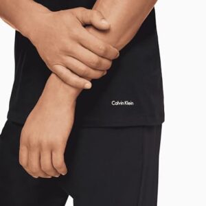 Calvin Klein Men's Cotton Classics 3-Pack Undershirts, 3 BLACK - CREWNECK, XL