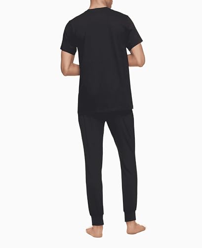 Calvin Klein Men's Cotton Classics 3-Pack Undershirts, 3 BLACK - CREWNECK, XL