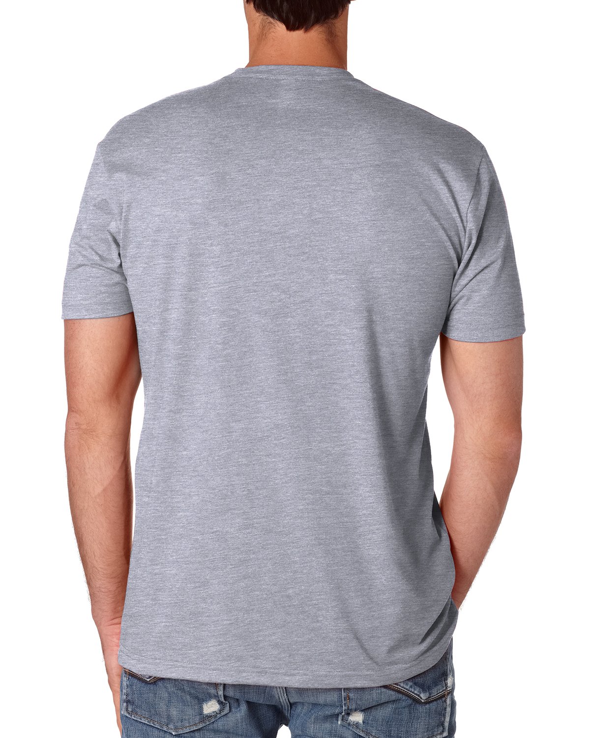 N6210 Next Level Men's CVC Crew - Dark Heather Gray - Large