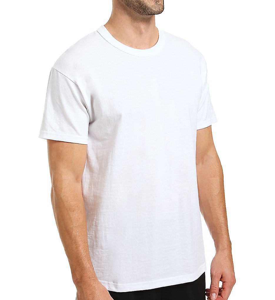 Russell Athletic Men's Short Sleeve Cotton T-Shirt, White, X-Large