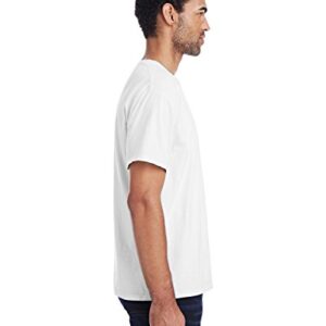 Men's 5.5 oz., 100% Ringspun Cotton Garment-Dyed T-Shirt L WHITE