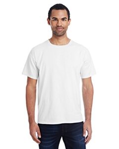 men's 5.5 oz., 100% ringspun cotton garment-dyed t-shirt l white