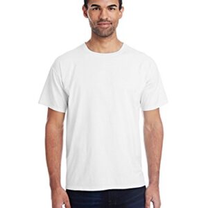 Men's 5.5 oz., 100% Ringspun Cotton Garment-Dyed T-Shirt L WHITE