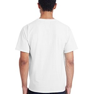 Men's 5.5 oz., 100% Ringspun Cotton Garment-Dyed T-Shirt L WHITE