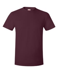 hanes mens nano premium cotton t-shirt (pack of 2) t shirt, maroon, xx-large us