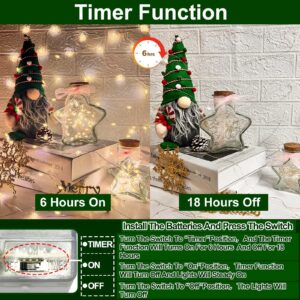 TURNMEON [ 5 Pack & Timer ] 500 LED 165 Ft Fairy Lights Decorations Copper Wire String Lights Battery Powered Christmas Tree Lights for Bedroom Wedding Indoor Outdoor Home Decor, 100 LED 33 Ft Each