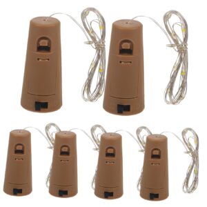 IMIKEYA 6 Pcs Cork String Lights Party Atmosphere Lamp Garden Light Decor Outdoor Light Decorative Light Party Light