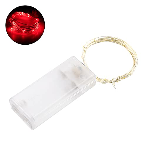 curfair Fairy Light Long Service Life LED Light Garland Festive Bright Faddish Battery Operated Red 1