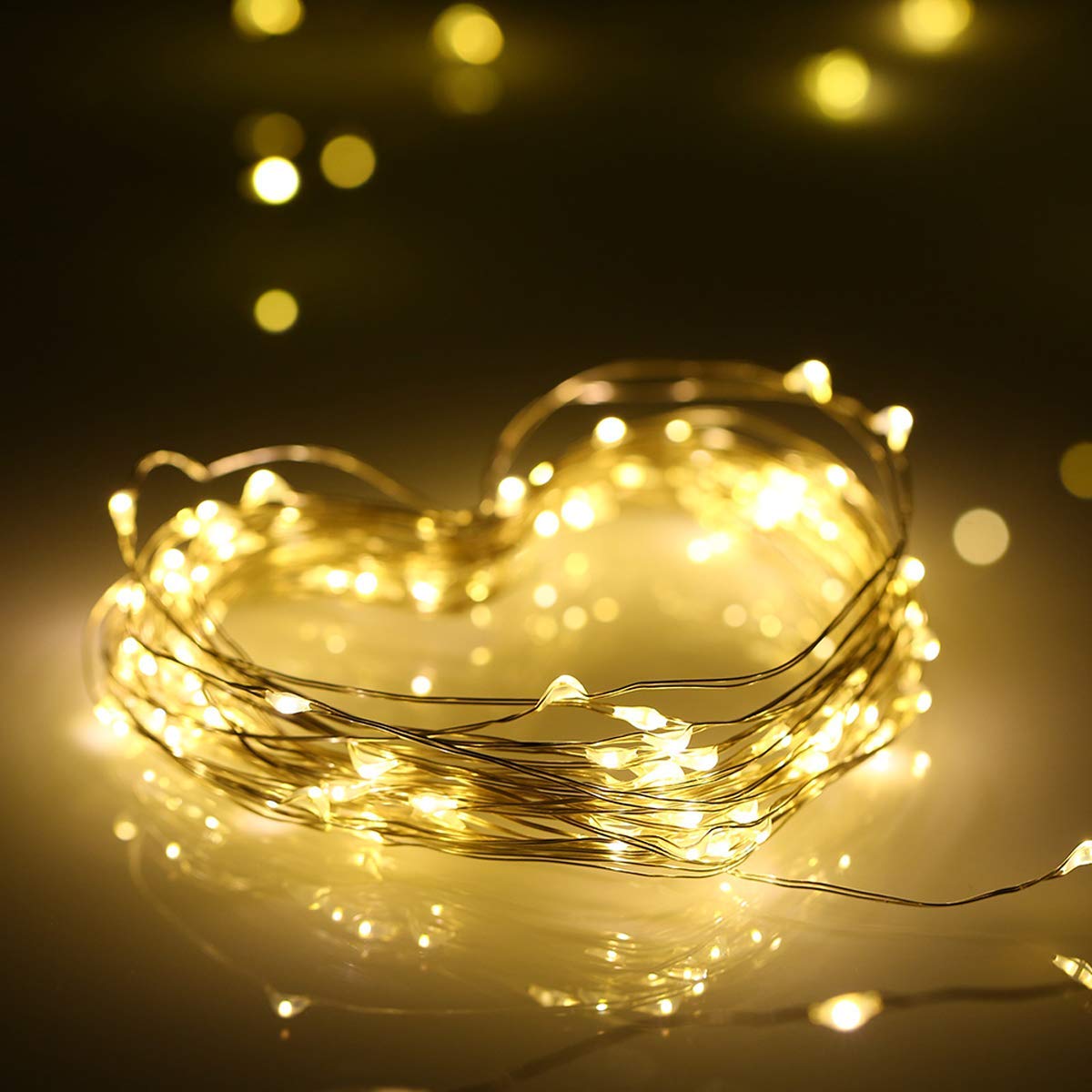 Homemory 200 LED Battery Operated Long Fairy Lights and 12 Pack Fairy Lights Battery Operated Fairy Lights