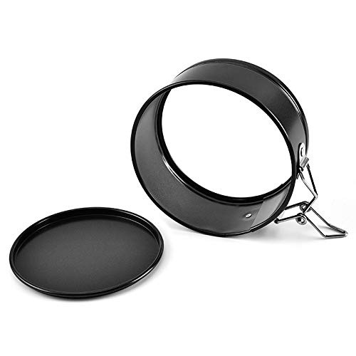 Tellshun 4 Inch Springform Pan Mini Baking Mold Round Leakproof Nonstick Removable Bottom Bakeware for Mini Cheesecakes, Pizza, and Quiches (1, 4 Inch)