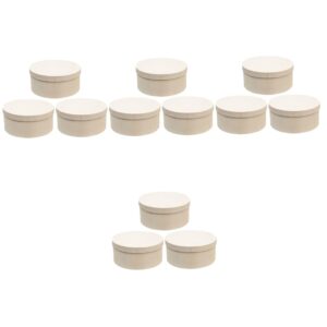 Abaodam 12 Pcs Individual Cake Carrier Container with Lid Cake Containers with Lids Individual Cake Containers Cake Take Out Containers Mini Loaf Pan Liners Cupcake Stand Food Wood Gift