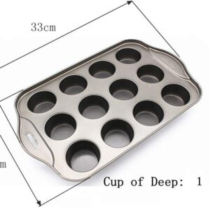 Shekure 12 Cups Mini Cheesecake Pan, springform Pan,bundt cake pan，Baking Dishes