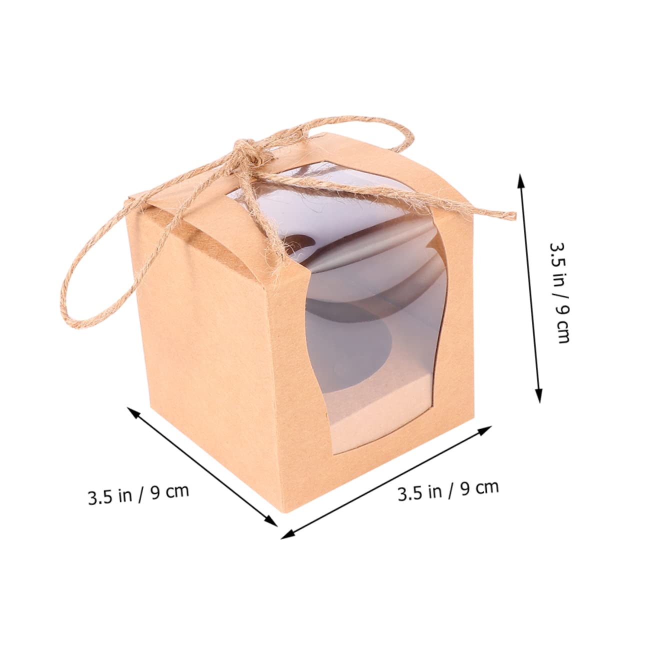 SOLUSTRE 36 Pcs Cake Box Cake Case Candy Case Pastries Boxes Cupcake Packing Boxes Chocolate Boxes Packaging Paper Bakery Boxes Dessert Packaging Boxes Cake Packaging Boxes Cookie Boxes