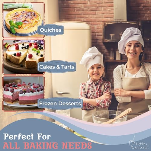 Spring Form Pans for Baking (4/7/9/11 Inch) with CAKE SLICER and TESTER - Nonstick Cheesecake Pan Set – Leakproof Spring Form Pan Set – Springform Pans Compatible with Instant Pot - Spring Pan Set