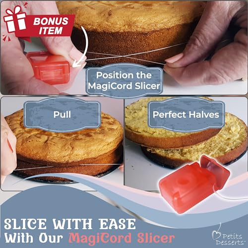 Spring Form Pans for Baking (4/7/9/11 Inch) with CAKE SLICER and TESTER - Nonstick Cheesecake Pan Set – Leakproof Spring Form Pan Set – Springform Pans Compatible with Instant Pot - Spring Pan Set