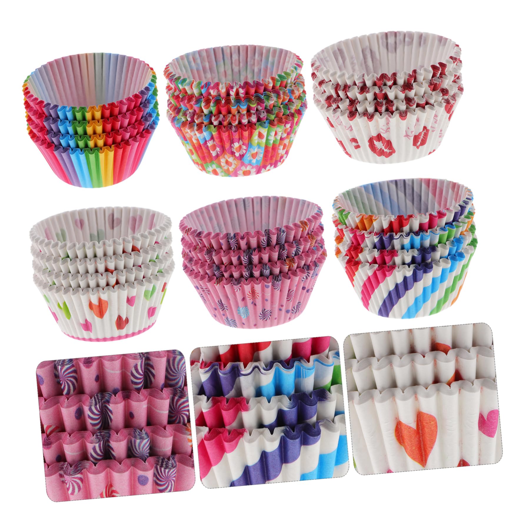 Gadpiparty 1800 Pcs cake baking box cupcake sleeve mini cupcake liners cupcake baking cups cupcake wrappers muffin baking cup muffin cases baking cup holder Bake a cake paper bakeware